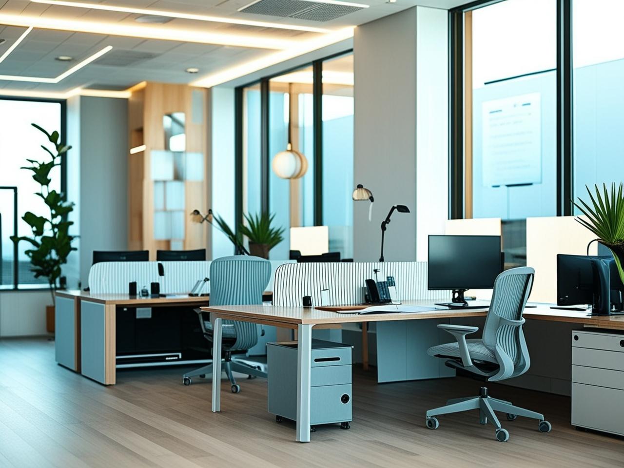 haz una oficina sin personas